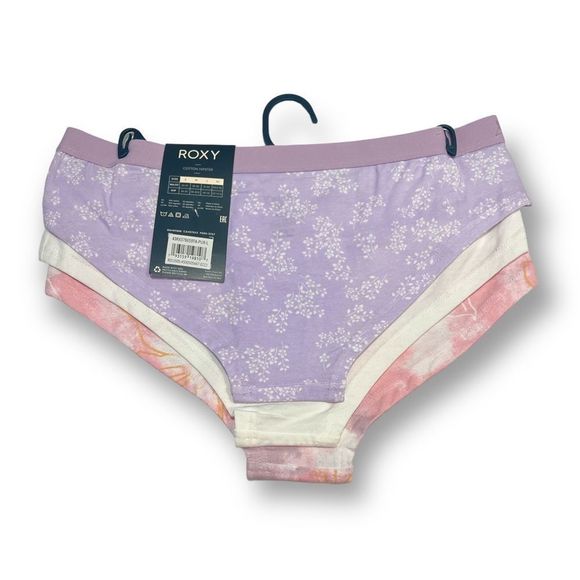 Roxy Women’s Cotton Hipster 3 Pack Size Large NWT - Picture 3 of 4